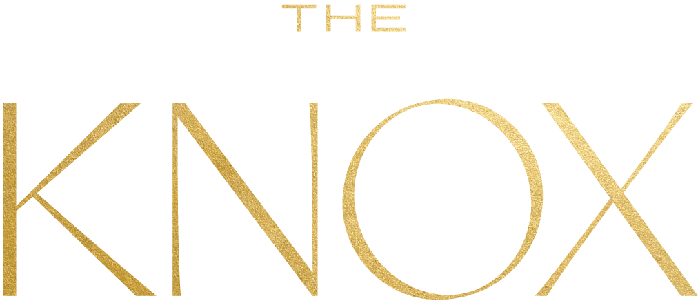 The knox gold wordmark